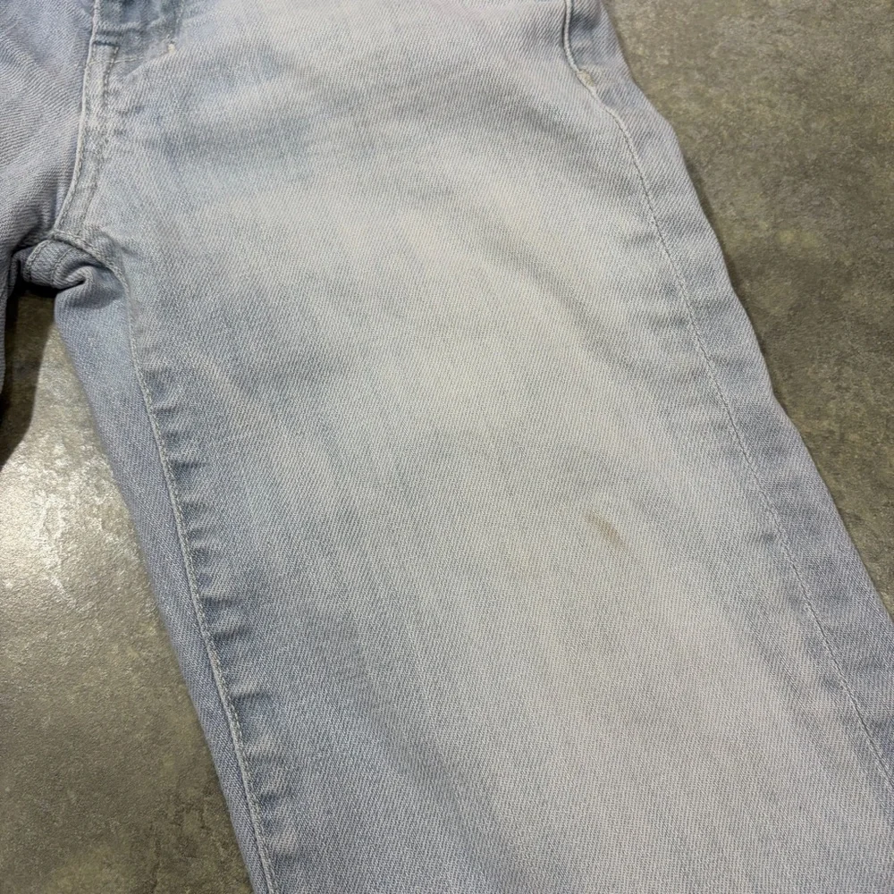 7 For All Mankind Sz 25 Dojo Bermuda Jeans Denim Shorts Light Wash Y2K Preppy - Picture 7 of 11